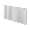Grzejnik żeberkowy poziomy retro Column Line CL3E-575x1145-D50L/P biały