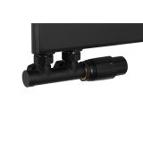 Grzejnik łazienkowy UCR-900x500-D50L/P czarny