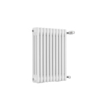 Grzejnik żeberkowy poziomy retro Column Line CL3E-575x470-B500 biały