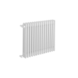 Grzejnik żeberkowy poziomy retro Column Line CL3E-575x695-B500 biały