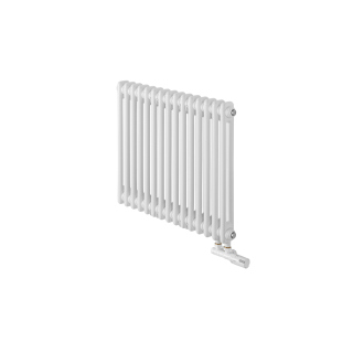 Grzejnik żeberkowy poziomy retro Column Line CL2E-575x695-D50L/P biały