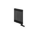 Grzejnik żeberkowy poziomy retro Column Line CL2E-575x470-D50L/P czarny
