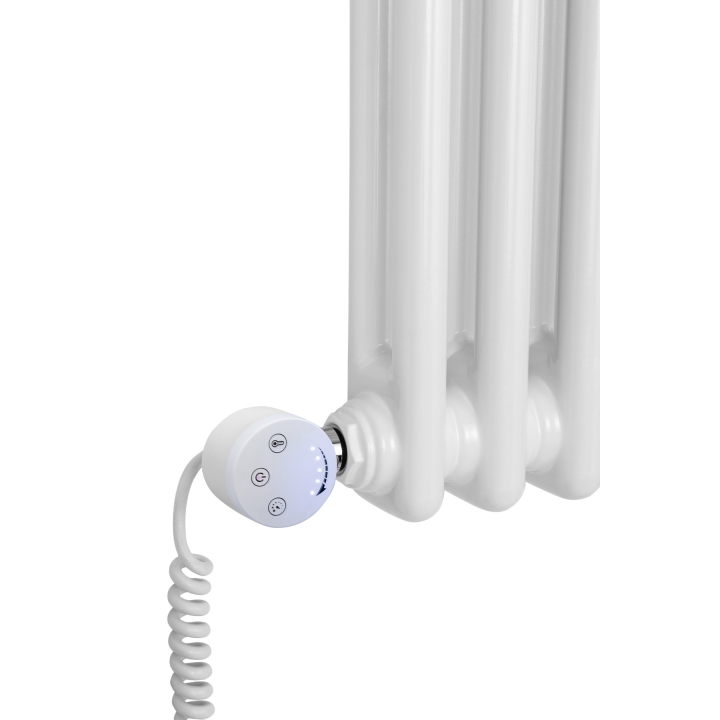 Grzejnik żeberkowy poziomy retro Column Line CL2E-575x470-D50L/P biały