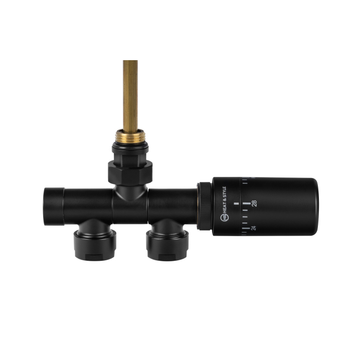 Przyłącze jednootworowe Single Pipe Valve PRIME, czarny