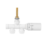 Przyłącze jednootworowe Single Pipe Valve PRIME, biały