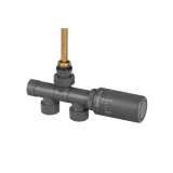 Przyłącze jednootworowe Single Pipe Valve PRIME, grafit