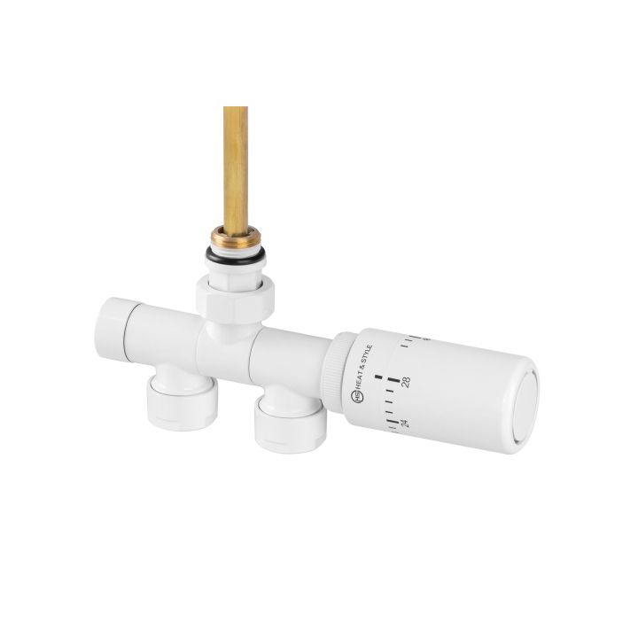 Przyłącze jednootworowe Single Pipe Valve PRIME, biały