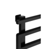 Grzejnik łazienkowy Jimmy 900x400 czarny