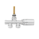 Przyłącze jednootworowe Single Pipe Valve PRIME, chrom
