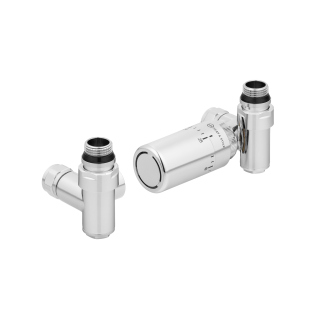 Zestaw termostatyczny Hybrid Valve PRIME, chrom prawy