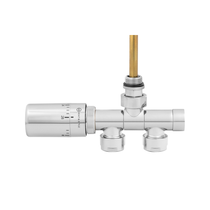 Przyłącze jednootworowe Single Pipe Valve PRIME, chrom