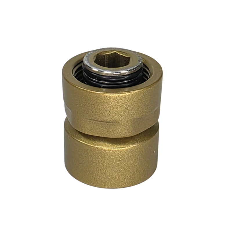 Złączka zaciskowa M22x1,5 x GW1/2 złota