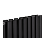 Grzejnik dekoracyjny Ultimate UT2E 1600x480 czarny
