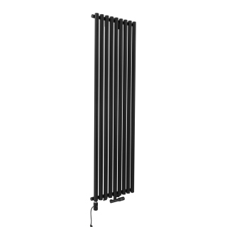 Grzejnik dekoracyjny Gilda GD1E 1800x531 czarny
