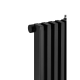 Grzejnik dekoracyjny Mild 1800x456 czarny