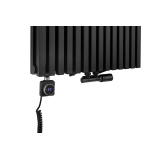 Grzejnik dekoracyjny Nomad ND2E 1800x630 czarny