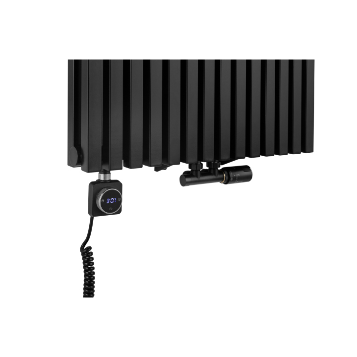 Grzejnik dekoracyjny Nomad ND2E 1800x630 czarny