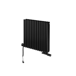 Grzejnik dekoracyjny poziomy Nomad 600x630 czarny