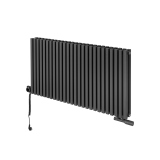 Grzejnik dekoracyjny poziomy Nomad 600x1170 grafit