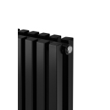 Grzejnik dekoracyjny poziomy Nomad 600x990 czarny
