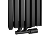 Grzejnik dekoracyjny Nomad ND2E 1800x360 czarny