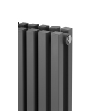 Grzejnik dekoracyjny poziomy Nomad 600x1170 grafit