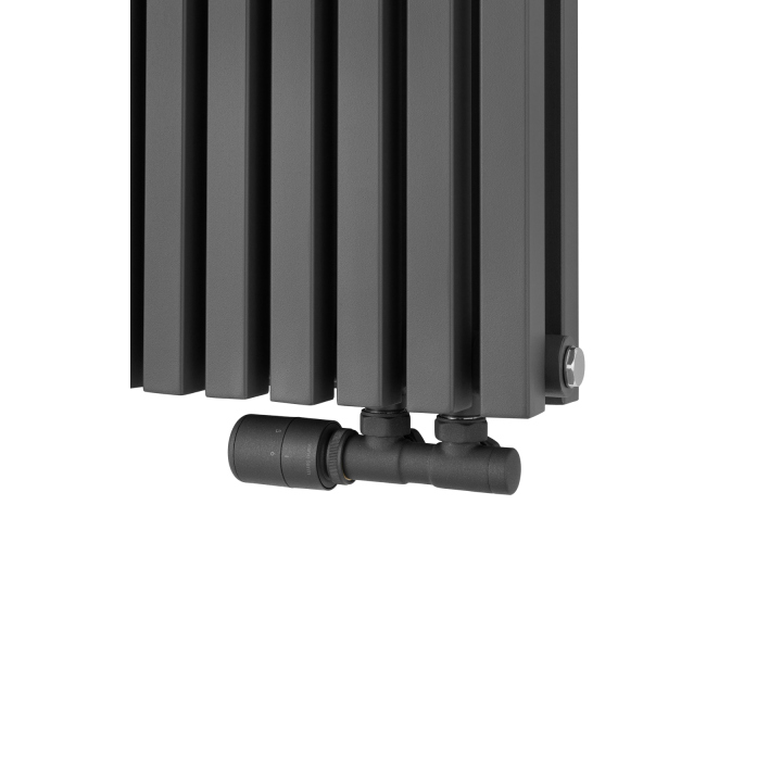 Grzejnik dekoracyjny poziomy Nomad 600x630 grafit