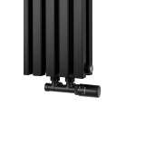 Grzejnik dekoracyjny poziomy Nomad 600x810 czarny