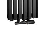 Grzejnik dekoracyjny Nomad ND1E 1800x360 czarny