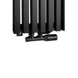 Grzejnik dekoracyjny Nomad ND1E 1800x450 czarny