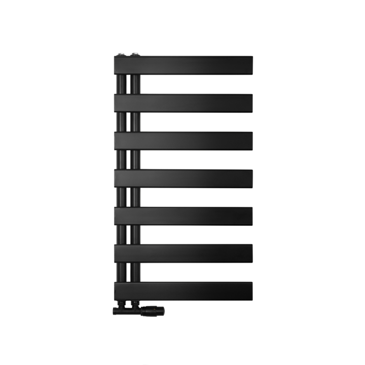 Grzejnik łazienkowy UCR-900x500-D50L/P czarny