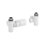 Zestaw termostatyczny Hybrid Valve New, biały lewy