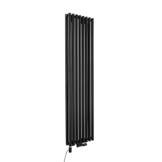 Grzejnik dekoracyjny Gilda GD2E 1800x472 czarny