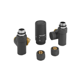 Zestaw termostatyczny Hybrid Valve New, grafit lewy