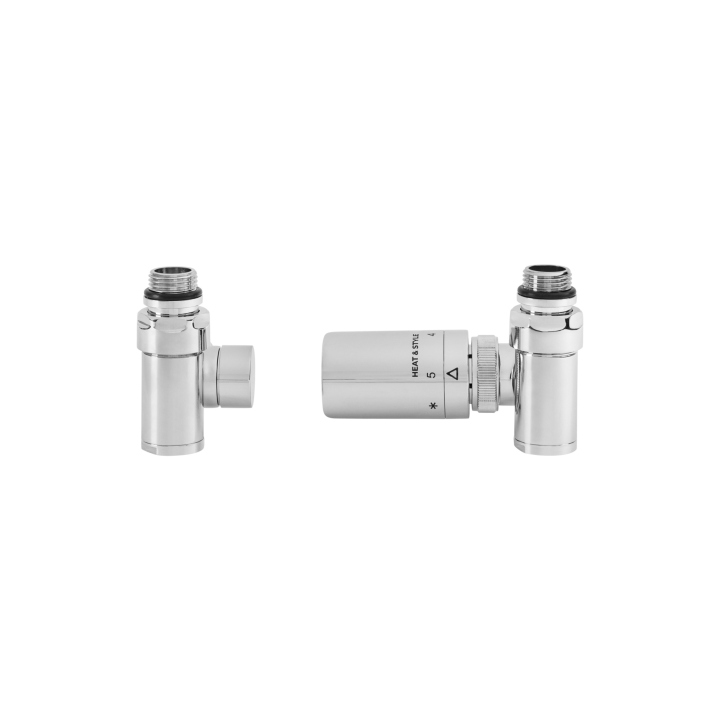 Zestaw termostatyczny Hybrid Valve New, chrom prawy