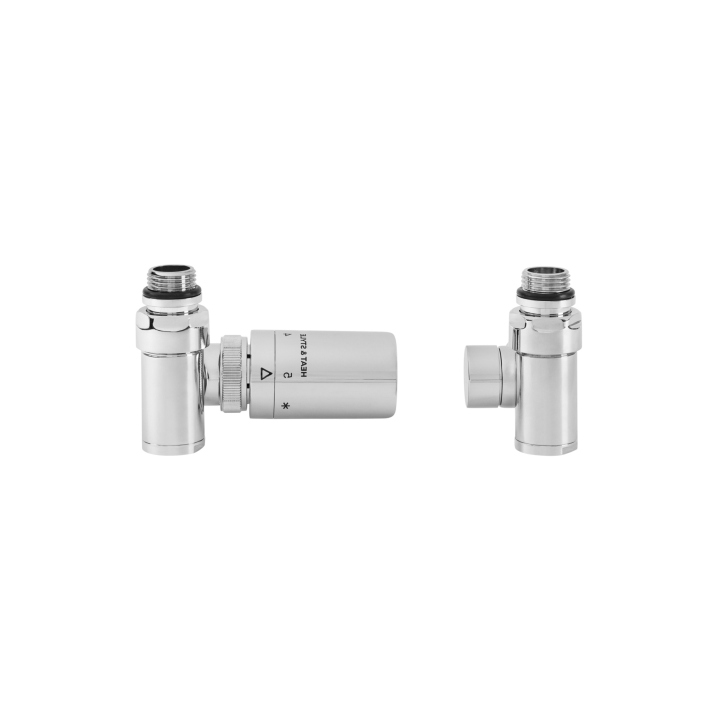 Zestaw termostatyczny Hybrid Valve New, chrom lewy