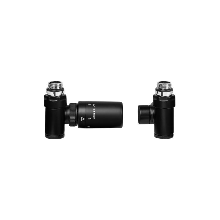 Zestaw termostatyczny Hybrid Valve New, czarny lewy