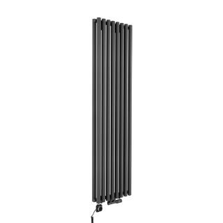 Grzejnik dekoracyjny Gilda GD2E 1800x472 grafit