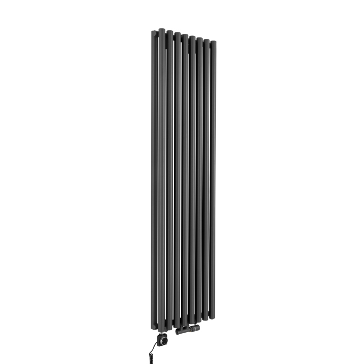 Grzejnik dekoracyjny Gilda GD2E 1800x472 grafit
