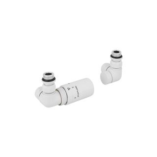 Zestaw termostatyczny Tri Axial Valve New, biały lewy