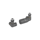 Zestaw termostatyczny Tri Axial Valve New, grafit prawy