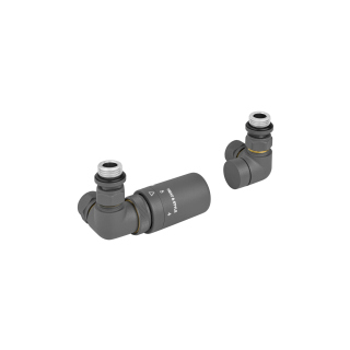 Zestaw termostatyczny Tri Axial Valve New, grafit lewy