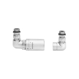 Zestaw termostatyczny Tri Axial Valve New, chrom lewy
