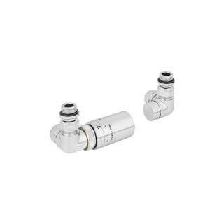 Zestaw termostatyczny Tri Axial Valve New, chrom lewy