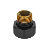 Złączka zaciskowa GW 3/4 x GZ1/2 czarny mat