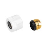 Złączka zaciskowa M22x1,5 x Cu 15mm biała