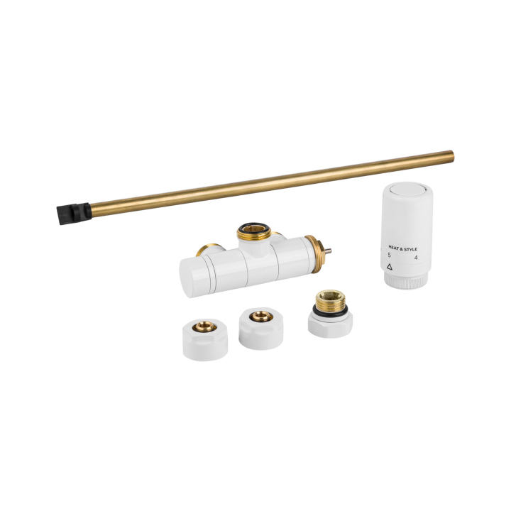 Przyłącze jednootworowe SINGLE PIPE VALVE, biały