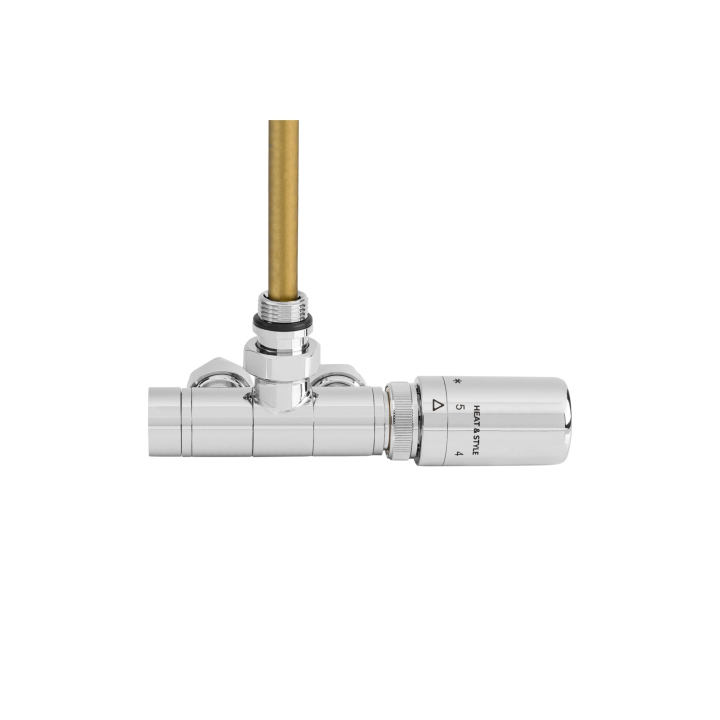 Przyłącze jednootworowe SINGLE PIPE VALVE, chrom