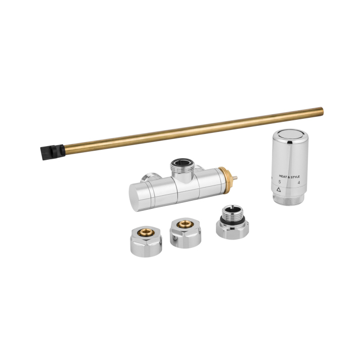 Przyłącze jednootworowe SINGLE PIPE VALVE, chrom