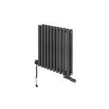 Grzejnik dekoracyjny Gilda GD2E 600x590 grafit